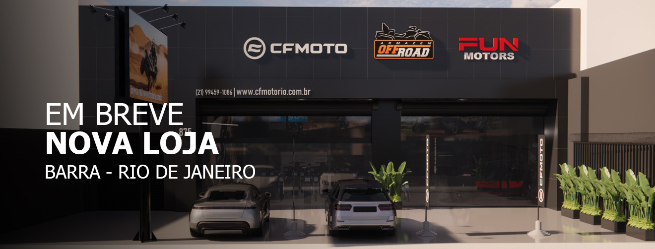 CFMOTO acelera no Rio de Janeiro com nova loja na Barra da Tijuca